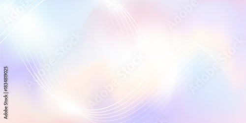 Modern vector illustration in soft pastel colors.