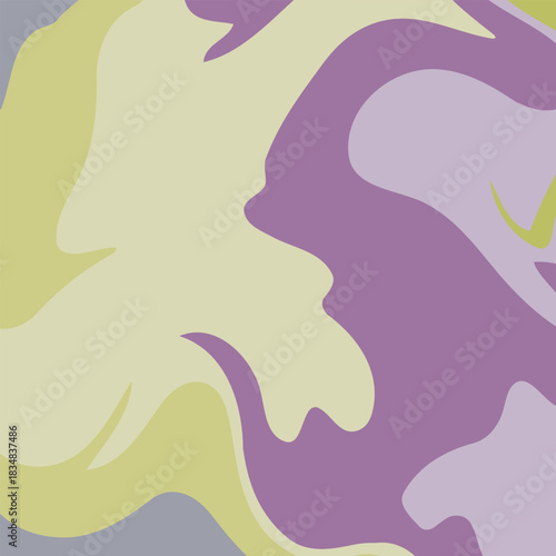 Fluid art. Modern artwork background. Mixture of acrylic paints. Abstract liquid painting marble texture, colorful gradient waves. Vector design for banner, flyer, business card, cover, invitation.