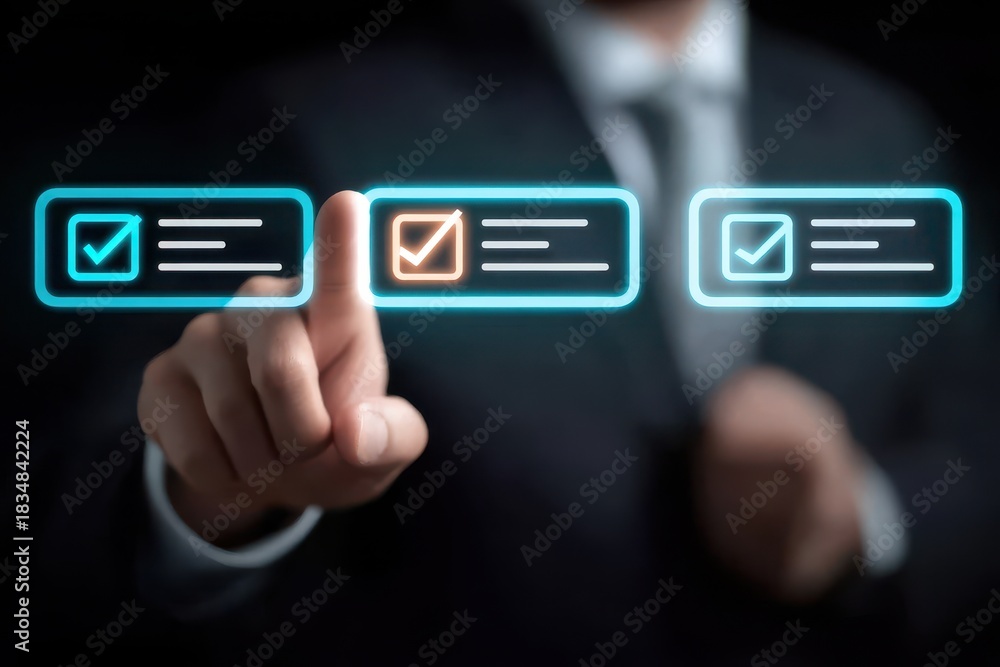 Obraz premium Feedback collected in surveys improves article evaluation and review, enhancing satisfaction rating