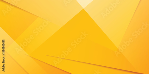 Abstract geometric yellow background. Diagonal golden lines vector illustration. Gradient layout banner business concept.