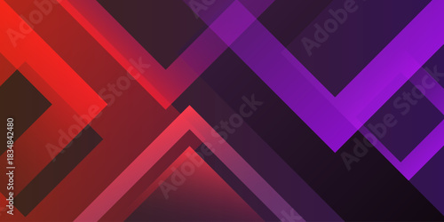 Red and purple abstract modern background. Simple geometric vector illustration. Lines layout banner business concept.