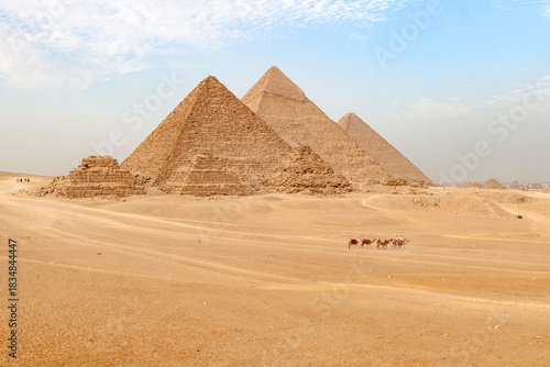 Bild auf Leinwand Giza pyramids in Cairo, Egypt