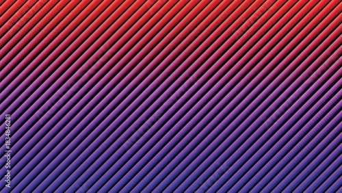 A vibrant abstract background featuring a red to purple gradient over textured diagonal lines.
