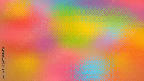 Geometric pattern background with a bright, blurred spectrum of rainbow colors, ideal for a vector illustration backdrop