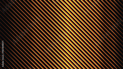 Abstract golden diagonal lines pattern with metallic sheen and gradient effect.