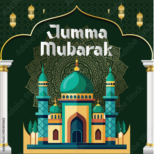 jumma mubarak design 