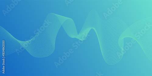 Vector technology speed connect blue green background, cyber nano information, abstract communication, innovation future tech data, internet network connection, design