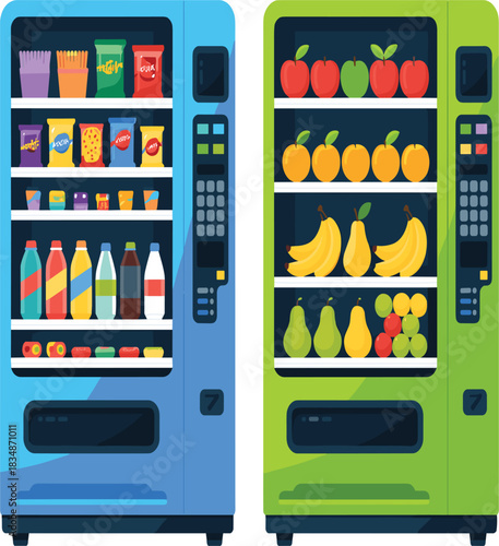 Automated Vending Machines: Snack, Drink, and Healthy Food Dispenser Technology Network