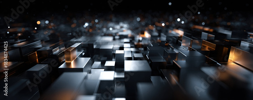 Digital background for tech, AI, data, audio, graphics, etc.