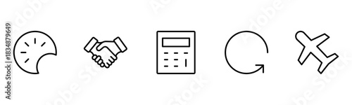 UX UI web icons. Vector illustrator, Suitable for Web Page, Mobile App, Web, and Print.