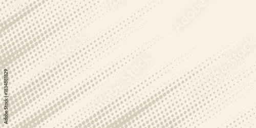 Retro beige halftone paper texture. Vintage craft ecru wallpaper with speckles, flecks, particles. Light cream grunge grain overlay background. Dirty dotted and specked canvas backdrop. Vector