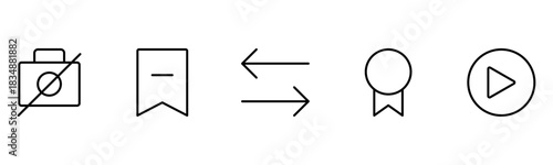 UX UI web icons. Vector illustrator, Suitable for Web Page, Mobile App, Web, and Print.