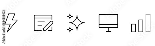 UX UI web icons. Vector illustrator, Suitable for Web Page, Mobile App, Web, and Print.