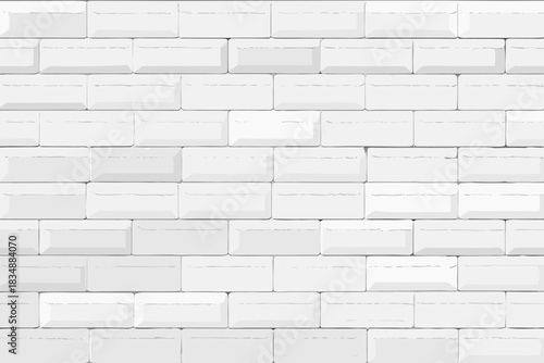 A seamless pattern displaying a white rectangular brick wall texture background high quality