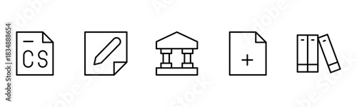 UX UI web icons. Vector illustrator, Suitable for Web Page, Mobile App, Web, and Print.