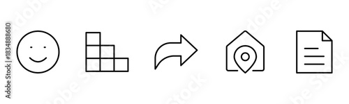 UX UI web icons. Vector illustrator, Suitable for Web Page, Mobile App, Web, and Print.