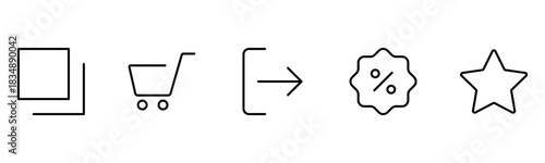 UX UI web icons. Vector illustrator, Suitable for Web Page, Mobile App, Web, and Print.