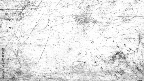 Distressed grunge overlay texture with rough worn white and grey surface Vector, illustration