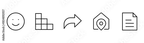 UX UI web icons. Vector illustrator, Suitable for Web Page, Mobile App, Web, and Print.