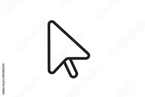 Standard arrow cursor icon used for selecting digital interface elements