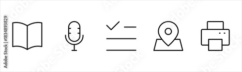 UX UI web icons. Vector illustrator, Suitable for Web Page, Mobile App, Web, and Print.