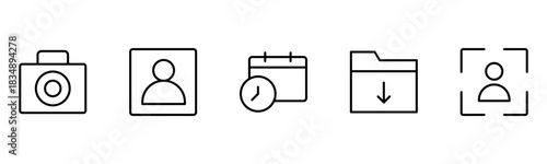 UX UI web icons. Vector illustrator, Suitable for Web Page, Mobile App, Web, and Print.