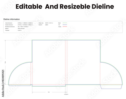 arc multifolders folders dieline template box dieline die lines packaging custom dieline  box cardboard box dieline pizza box dieline printable product packaging layout,
