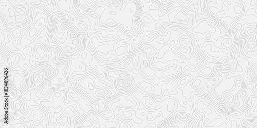 Professional Seamless Topographic Map Line Texture Background for Branding, UI and Print Design