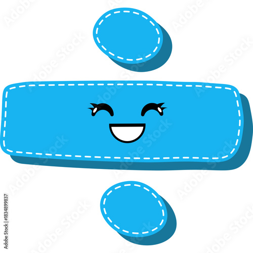 Cute Division Sign Character
