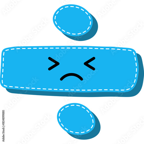 Cute Division Sign Character