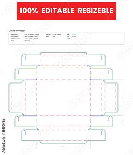 interlocking flap tray box dieline template box dieline die lines packaging custom dieline  box cardboard box dieline pizza box dieline printable product packaging layout,
