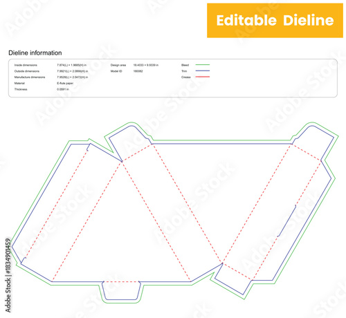 polygonal boxes regular triangle dieline template box dieline die lines packaging custom dieline  box cardboard box dieline pizza box dieline printable product packaging layout,

