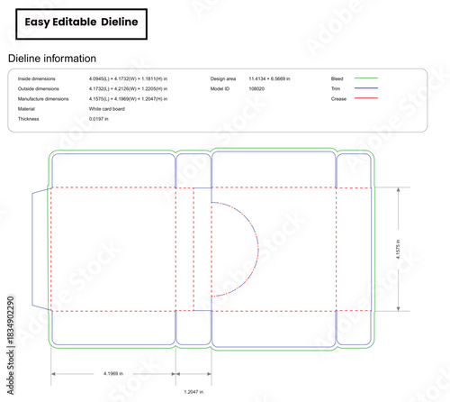 tuck end boxes paper dieline template box dieline die lines packaging custom dieline  box cardboard box dieline pizza box dieline printable product packaging layout,
