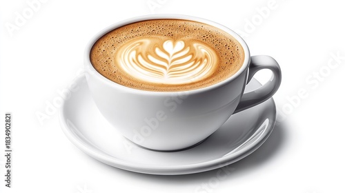 Cappuccino coffee cup latte art drink beverage espresso cafe mocha caffeine breakfast delicious