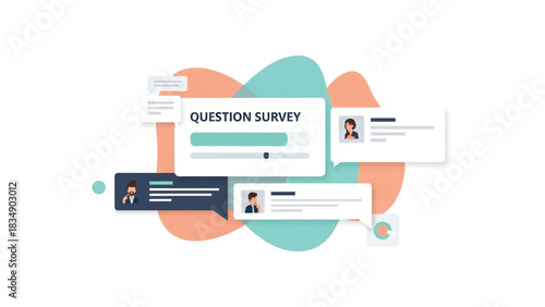 Dynamic Online Question Survey and Feedback System Illustration for Digital Communication and User Experience Analysis