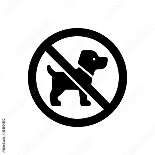 No Dogs Permitted Icon