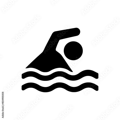 Active Swimming Area Icon