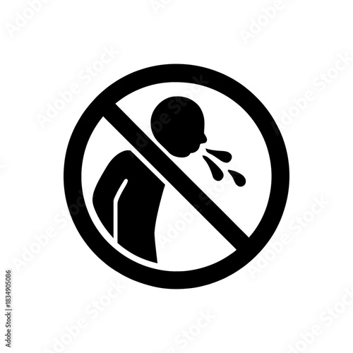 No Spitting Allowed Icon