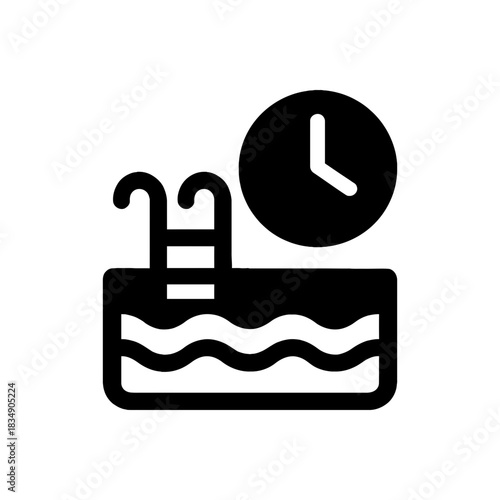 Pool Hours Availability Icon