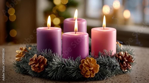 advent wreath candles