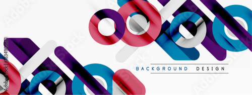 Abstract geometric pattern. Overlapping lines create dynamic visual effect. Modern design suitable for backgrounds, banners, presentations.