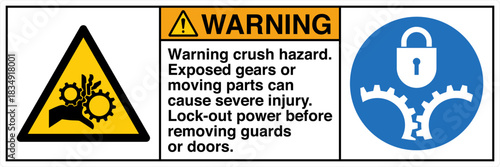 Safety Sign Signage WARNING M...