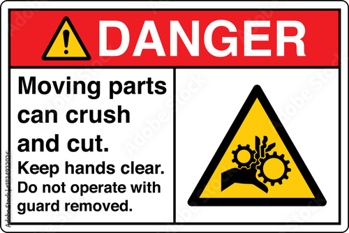 Safety Sign Signage DANGER Mo...