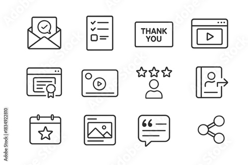 Contact vector button event shared icons icon post share certificate conference you