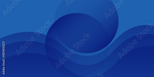 Blue liquid wave background simple. Fluid composition of shapes. light simple
