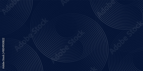 Geometric, layout, graphic, website,  Panoramic blue glowing geometric lines on dark blue background. nice concept good design old