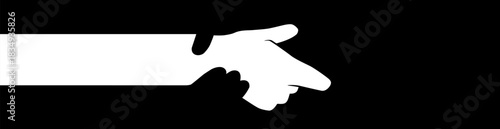 Handshake, agreement, introduction banner hand drawn with single line, vector hands.