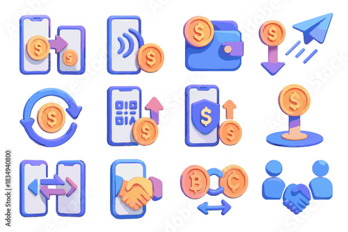 D instant swap beam arrow secure payment connection icon transfer vector icons