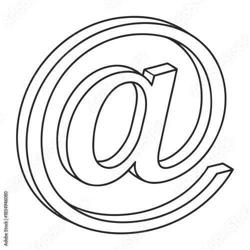 Mention @ Symbol Icon 1