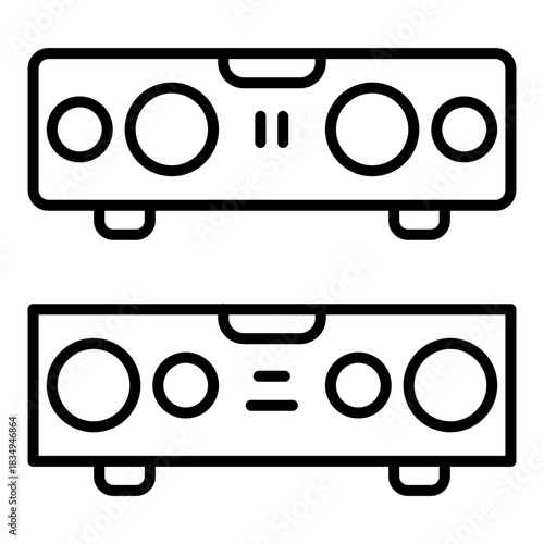 sound bar icon vector design template simple and modern